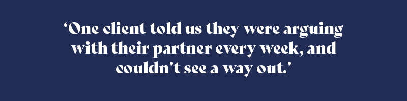 One client told us they were arguing with their partner every week. They were working Saturdays, covering for staff, missing time with family... and couldn’t see a way out