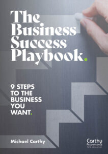 Business Success Playbook Cover by Michael Carthy