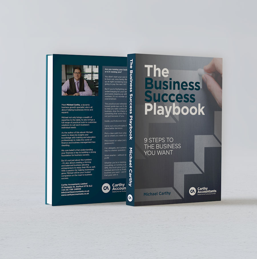 The Business Success Playbook by Michael Carthy. 9 Steps to the Business you want.